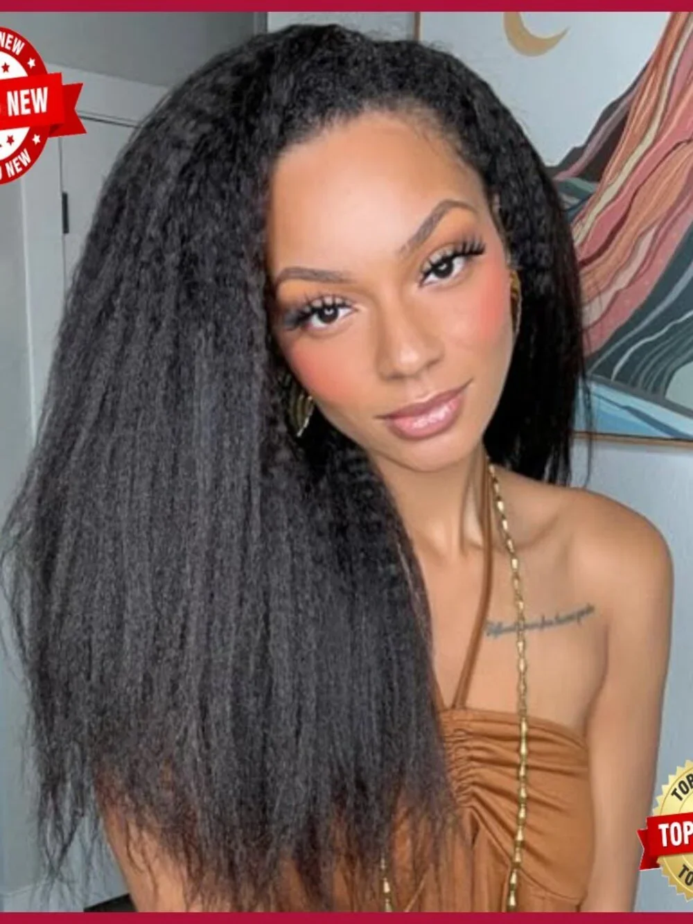18 Inch Human Hair Crochet Extensions Knotless Pre-Separated 120g